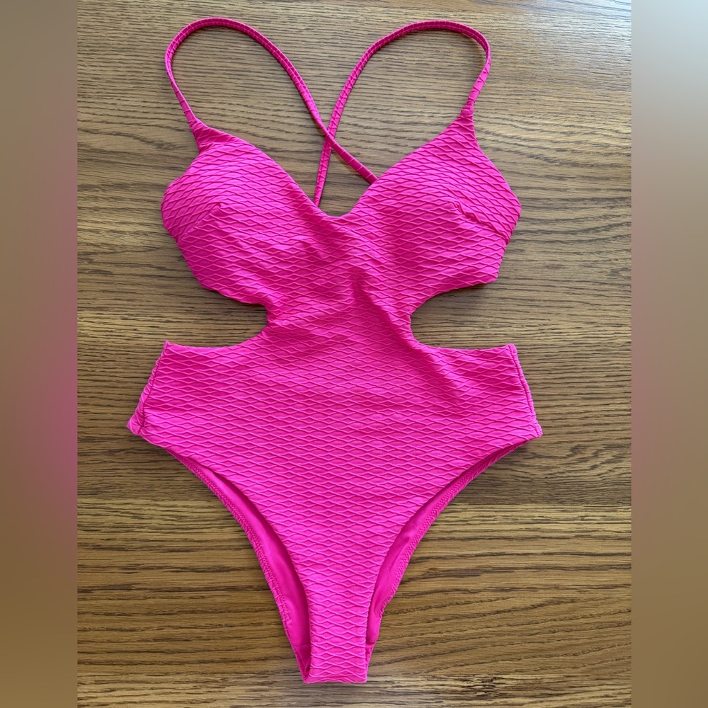 Victorias Secret pink one piece swimsuit